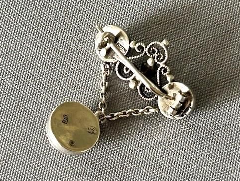 fig 1. An extremely Rare Georg Jensen (Gundorph Albertus) silver brooch