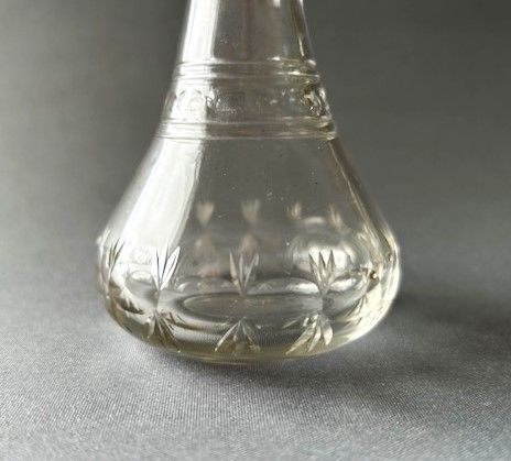 fig 1. A lovely George V silver & cut glass bitters jigger