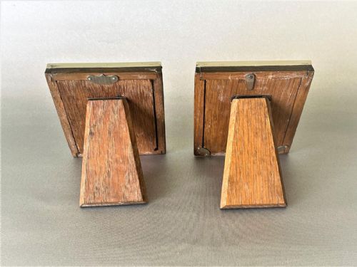 fig 1. A pair of small silver sweetheart frames