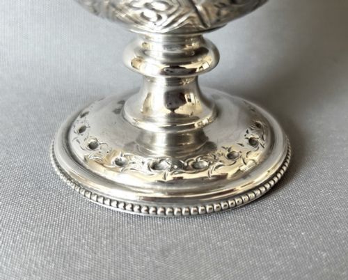 fig 1. A fabulous Victorian silver Christening mug