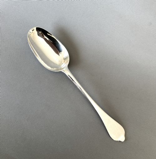 A Superb Queen Anne Dognose Silver Tablespoon