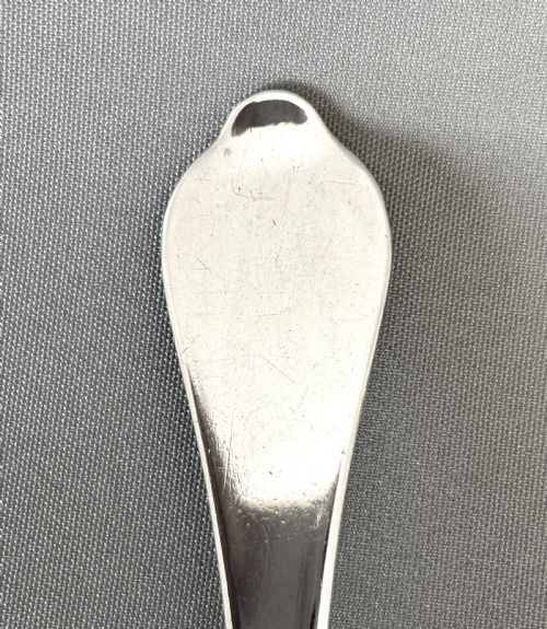 fig 1. A superb Queen Anne dognose silver tablespoon