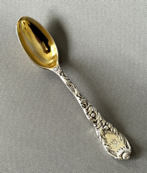 A 19th Century Tiffany & Co. Silver Gilt Ice Cream Spoon