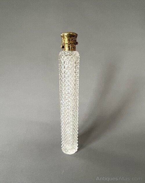 A Sampson Morden Silver Gilt Mounted Cologne Bottle