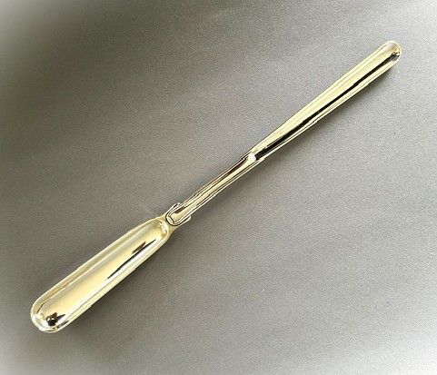 Fabulous Paul Storr Georgian Silver Marrow Scoop
