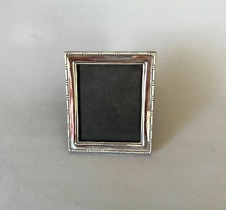 fig 1. A Chester silver small landscape/portrait photo frame