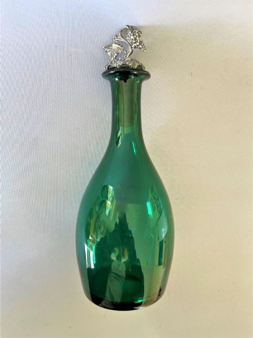 fig 1. A charming Victorian Bristol Green Liqueur Decanter