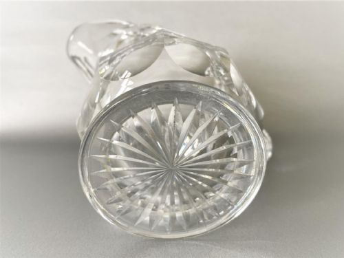 fig 1. A good quality mid-Victorian cut glass cream jug
