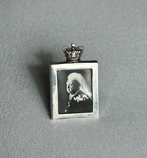 A Miniature Silver Commemorative Victorian Silver Photo Frame