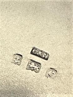 fig 1. A lovely Edwardian silver novelty stamp case