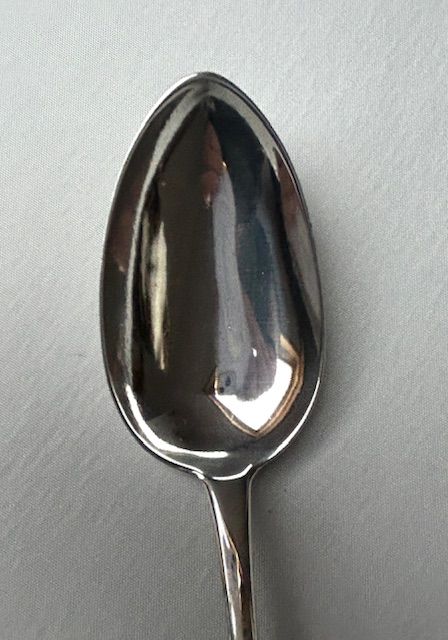 fig 1. A handsome Georgian York silver serving/table spoon