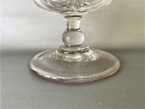 A DELIGHTFUL EARLY VICTORIAN RIBBED SMALL CELERY VASE - ADDITIONAL PHOTO 1