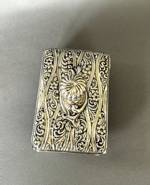 fig 1. A Lovely Edwardian Silver 'rocking' Desk Blotter