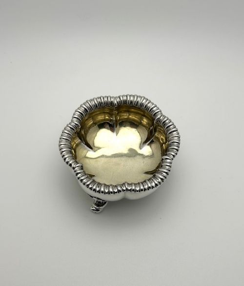 fig 1. A fabulous Paul Storr large silver gilt condiment tub