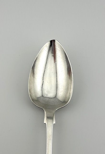 fig 1. A Rare Cork silver Irish table spoon