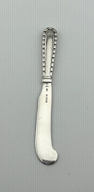 fig 1. A wonderful small silver Georg Jensen butter knife