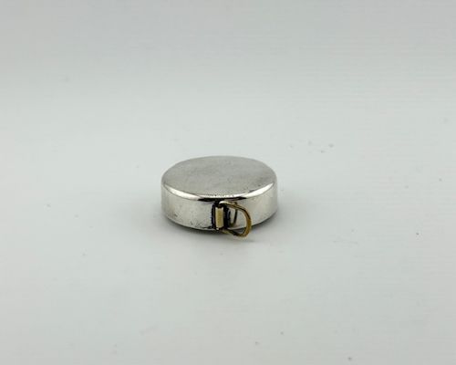 fig 1. A rare Edwardian pocket silver tape measure
