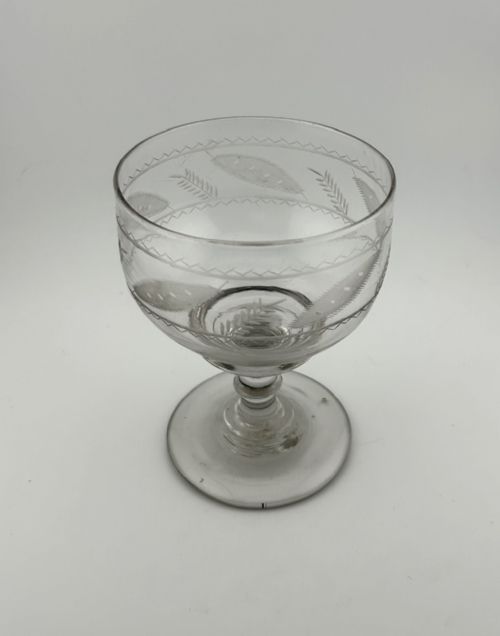 A FINE GEORGIAN NAIVE ETCHED RUMMER - ADDITIONAL PHOTO 1