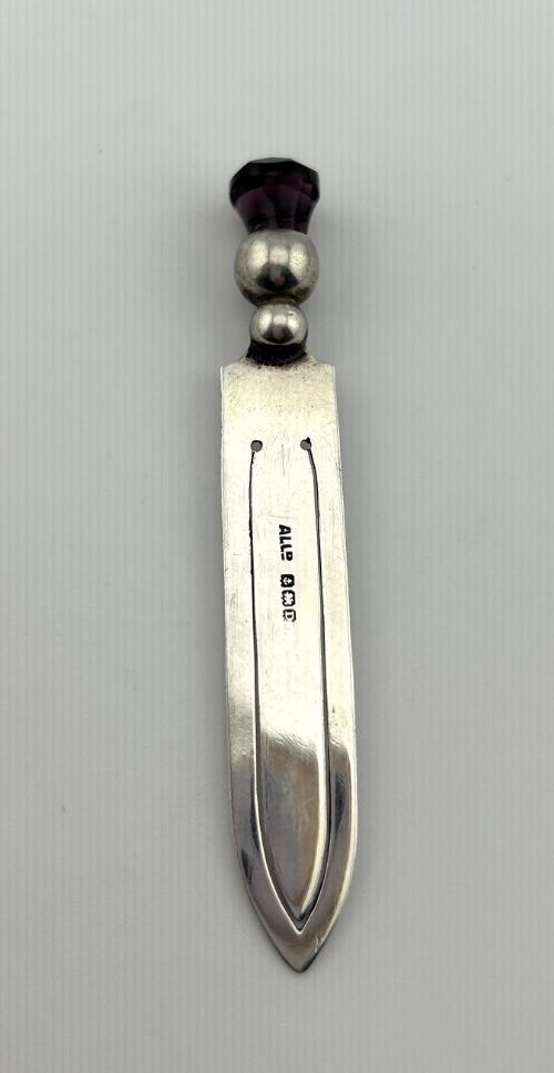 A Charming Scottish Themed Silver Thistle Bookmark
