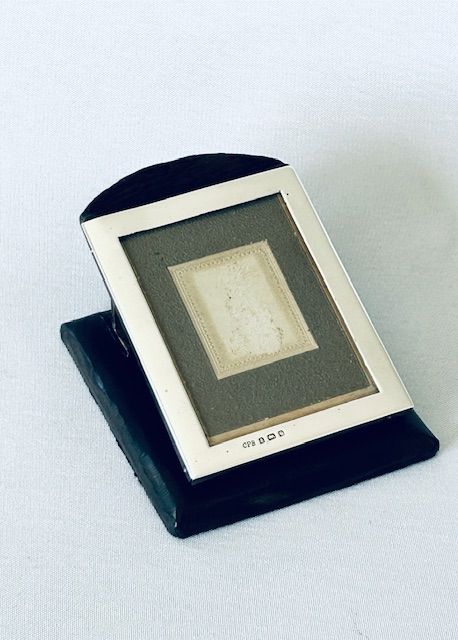 An Unusual Edwardian Silver Photo Frame & Desk Clip