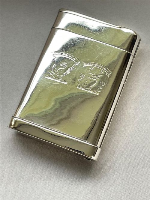 A Fabulous Edwardian Silver Tinderbox