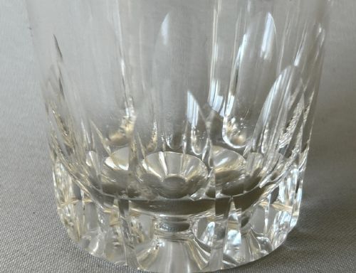 A CHARMING SMALL VICTORIAN CUT GLASS WHISKY TUMBLER - ADDITIONAL PHOTO 5
