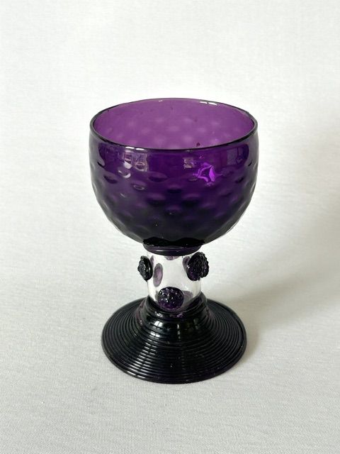 A Gorgeous George IV Amethyst Wine Glass