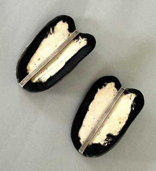A STUNNING PAIR OF GEORGIAN SILVER PASTE SHOE BUCKLES - ADDITIONAL PHOTO 1