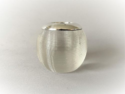 A FINE EDWARDIAN SILVER MOUNTED MATCH STRIKER - ADDITIONAL PHOTO 1