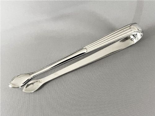 A gorgeous pair of Bateman Family Georgian silver tongs