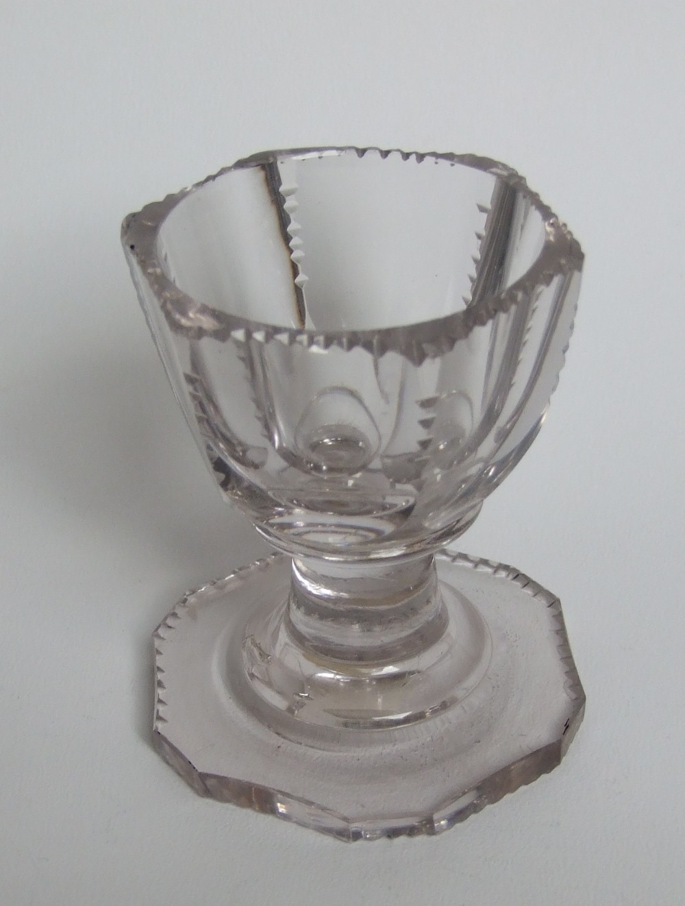 A rare Anglo/Irish Georgian 'font' salt.