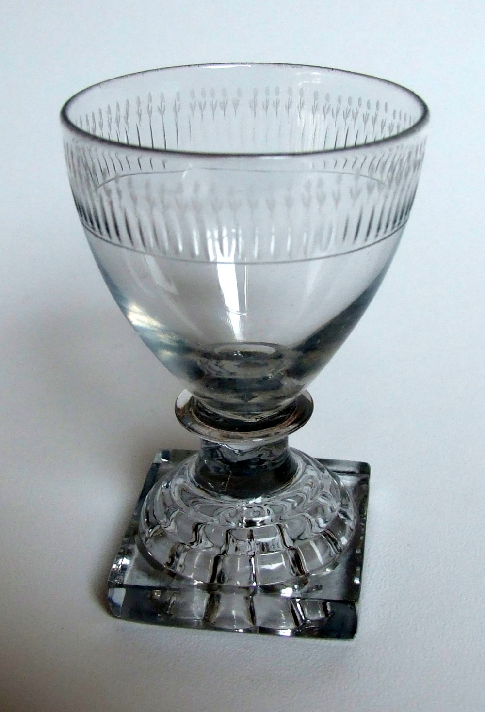 A rare 18th Century salt tub with lemon squeezer base.