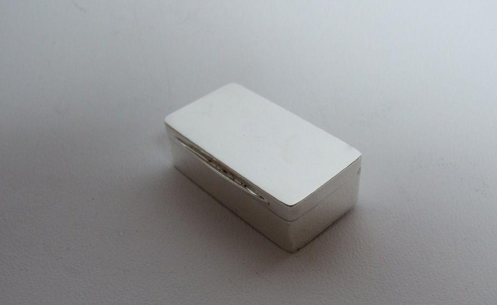 A rare George V silver vesta box.