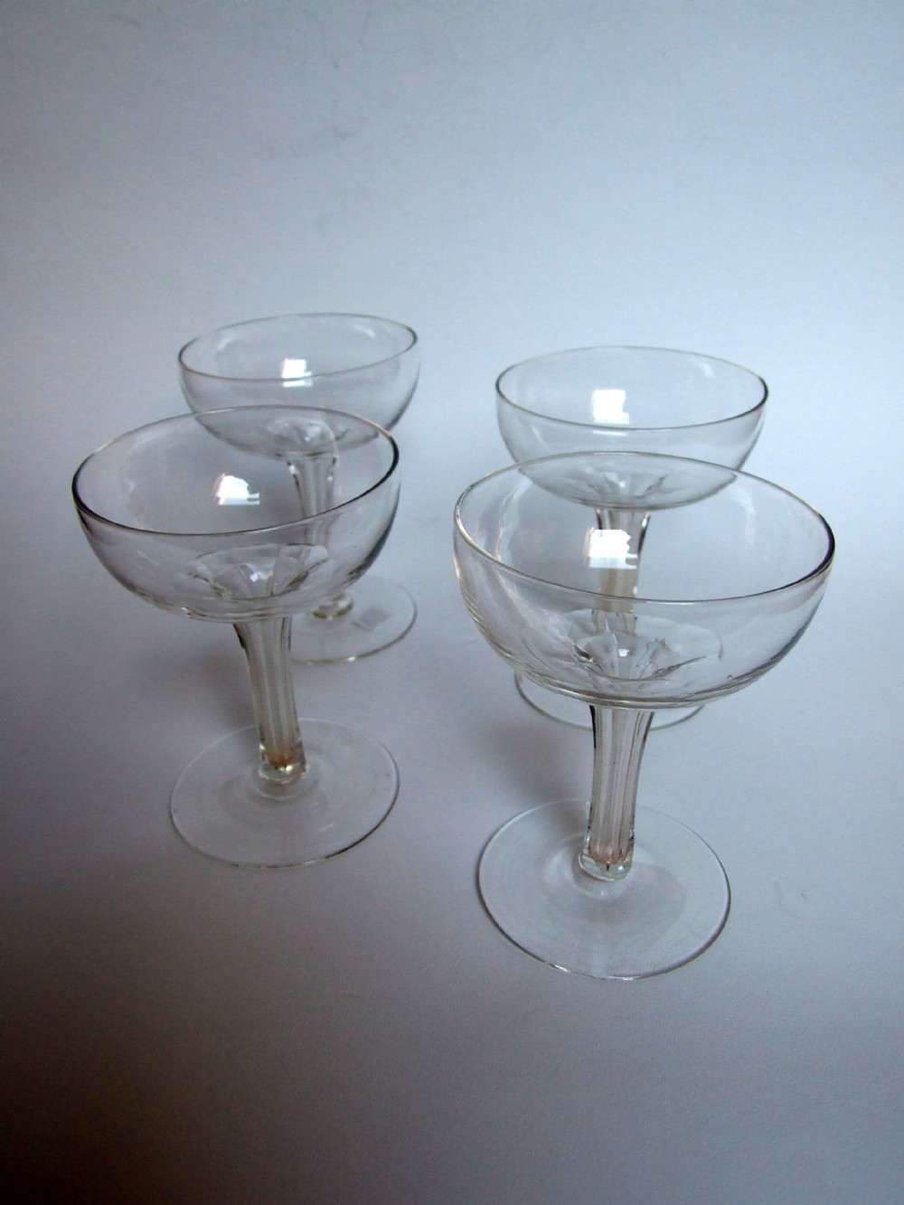 hollow stem champagne saucers
