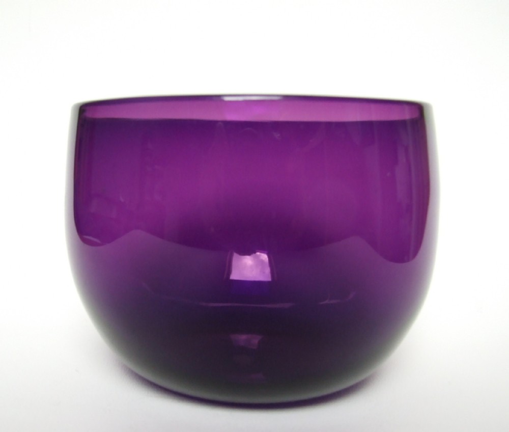 A fabulous early Victorian amethyst finger bowl.
