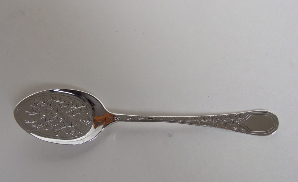 An unusual Edwardian silver ice cream spade.