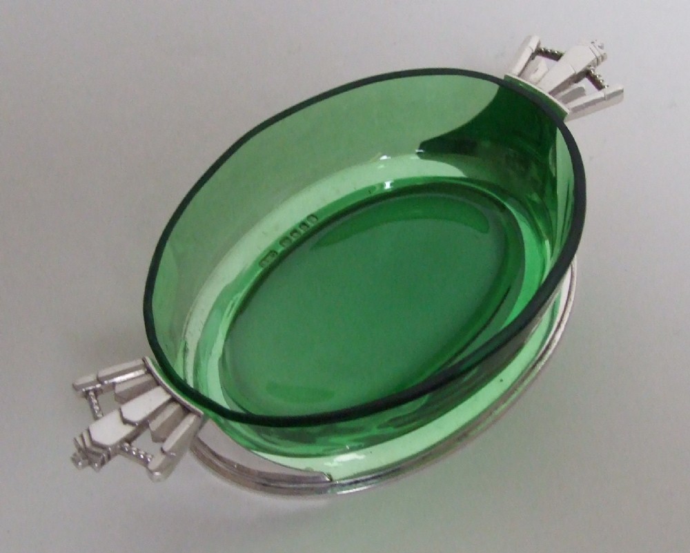 An extremely rare R E Stone silver George V Silver Jubilee dish.