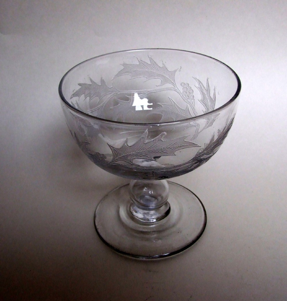 A Victorian Christmas themed holly bowl.