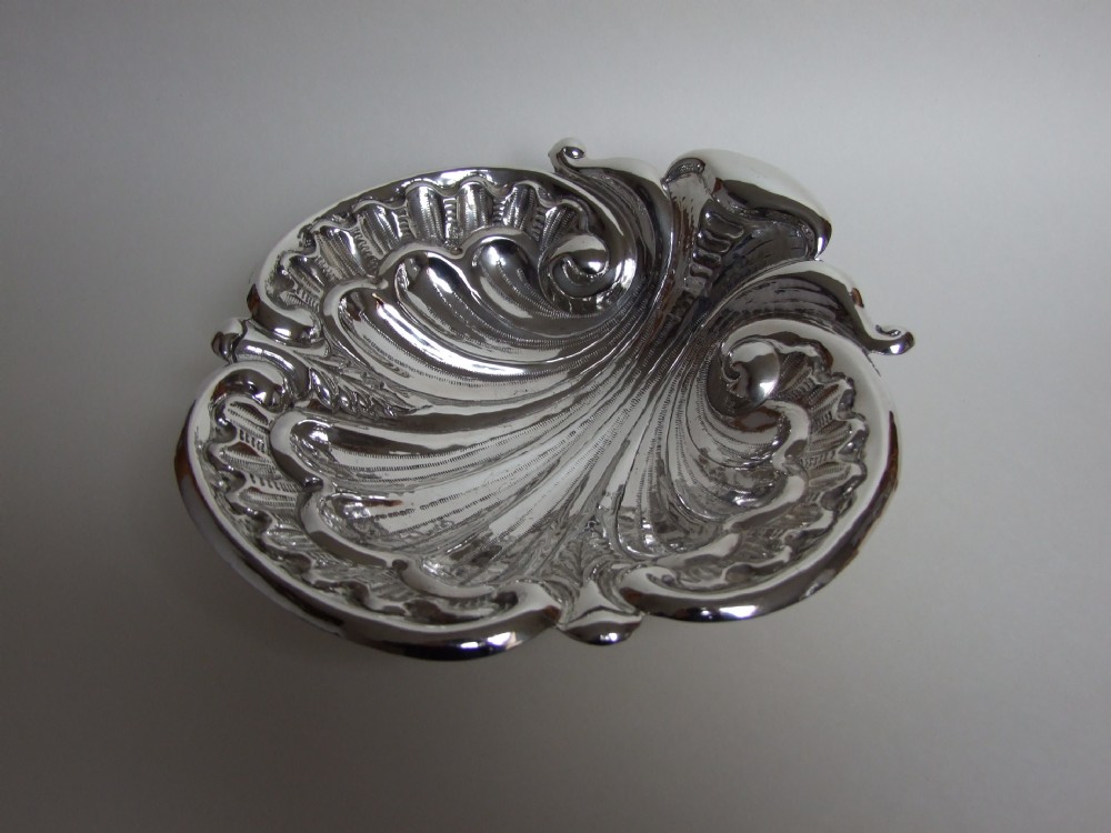 A wonderful Continental silver three footed bowl.