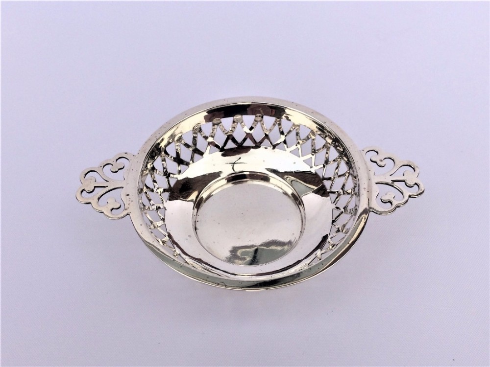 A charming Chester silver pierced dish.