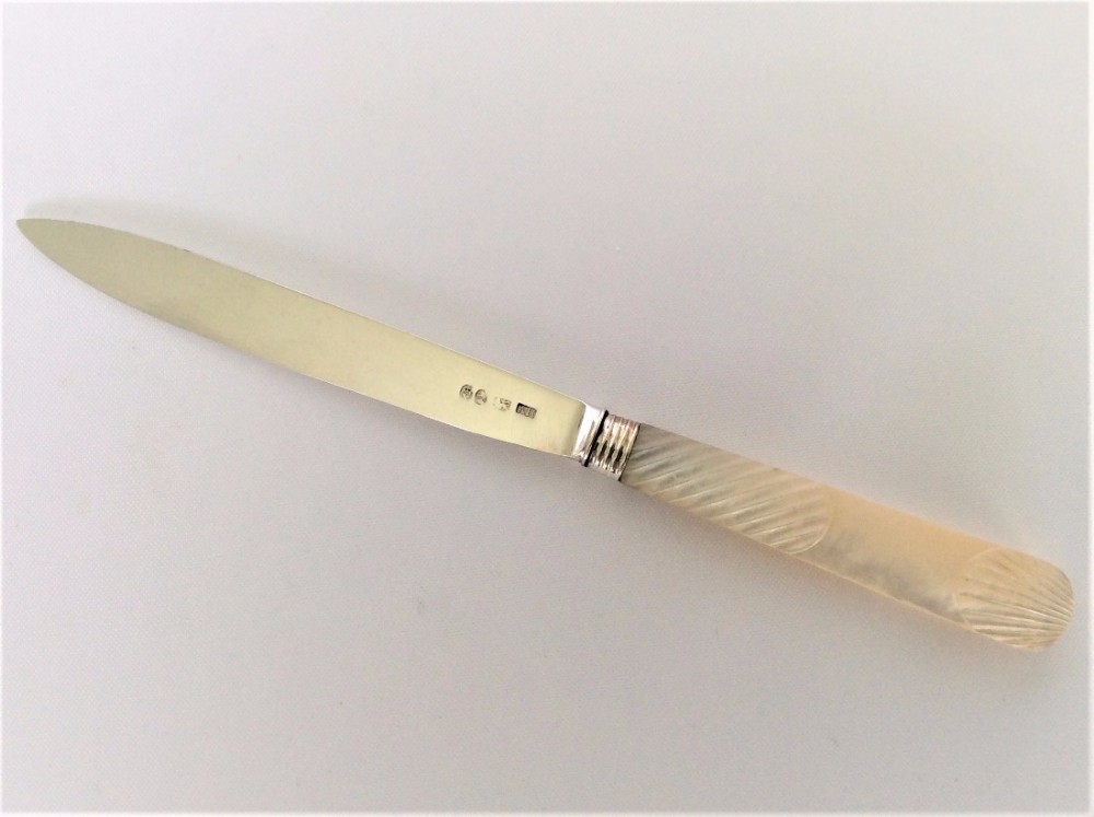 A Georgian lady's silver letter opener.