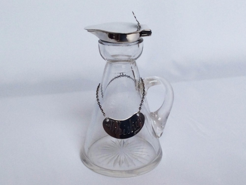 A fine George V silver mounted chotopeg or Whisky tot.