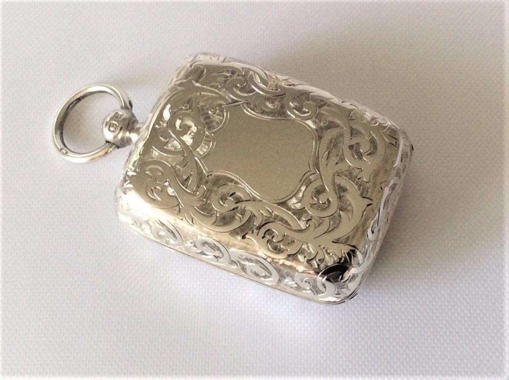 An unusual Victorian silver sovereign case.