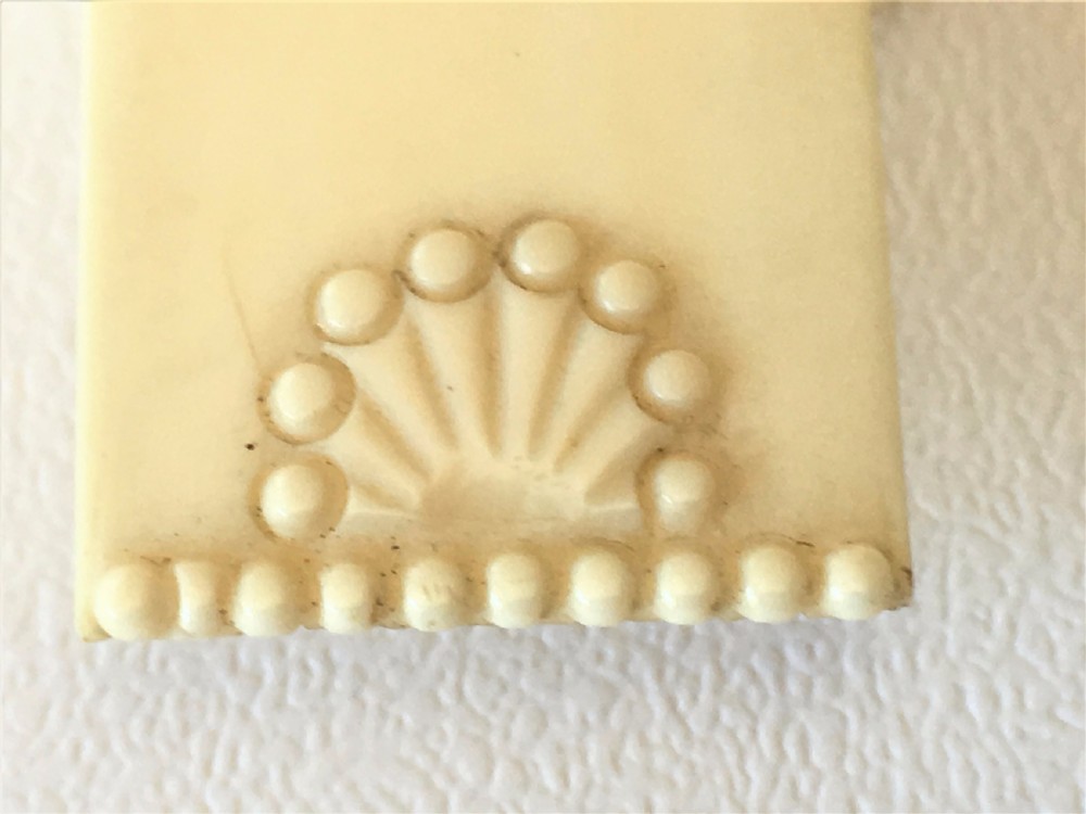 A Victorian carved ivory stamp case. View VI