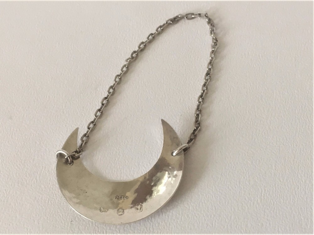 An 18th Century Sheffield silver Claret Label. View IV