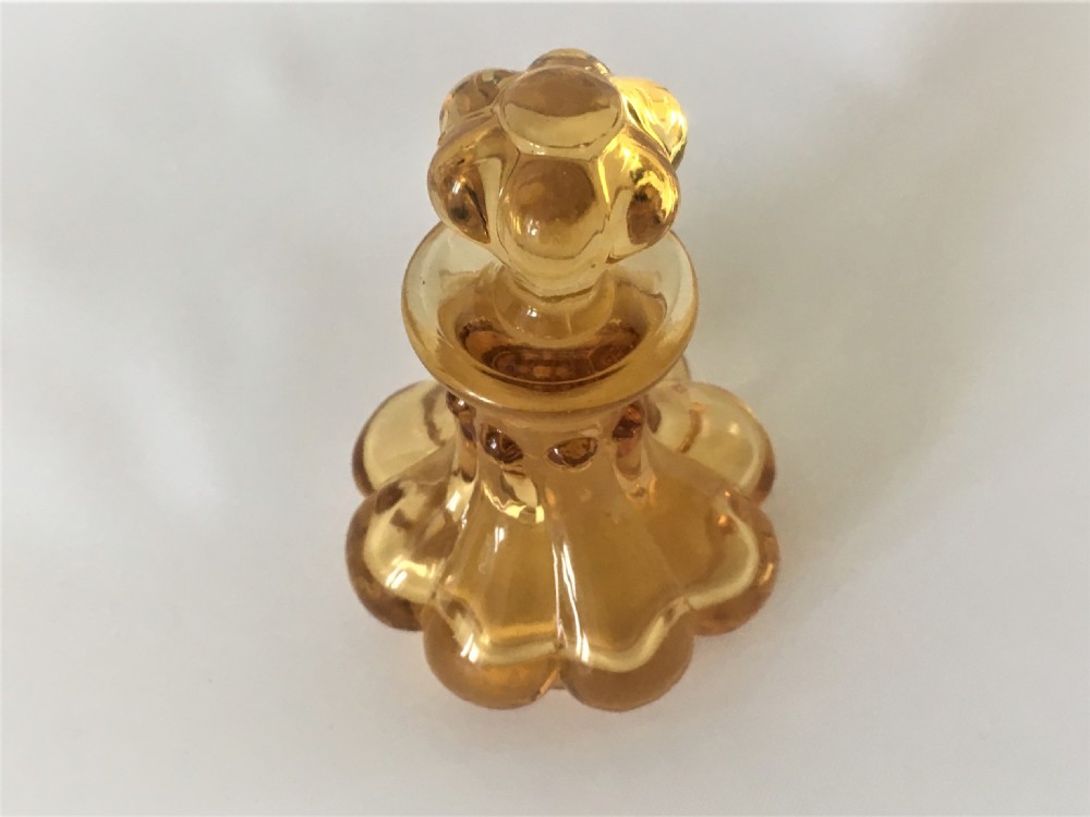 A French 19th Century amber scent bottle. View II