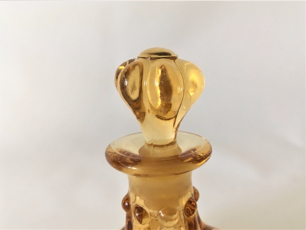 A French 19th Century amber scent bottle. View V