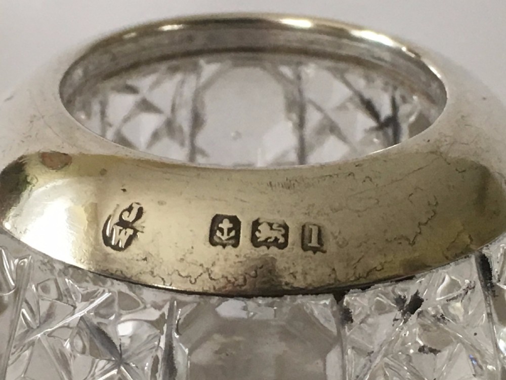 An unusual Edwardian silver mounted match striker. View III