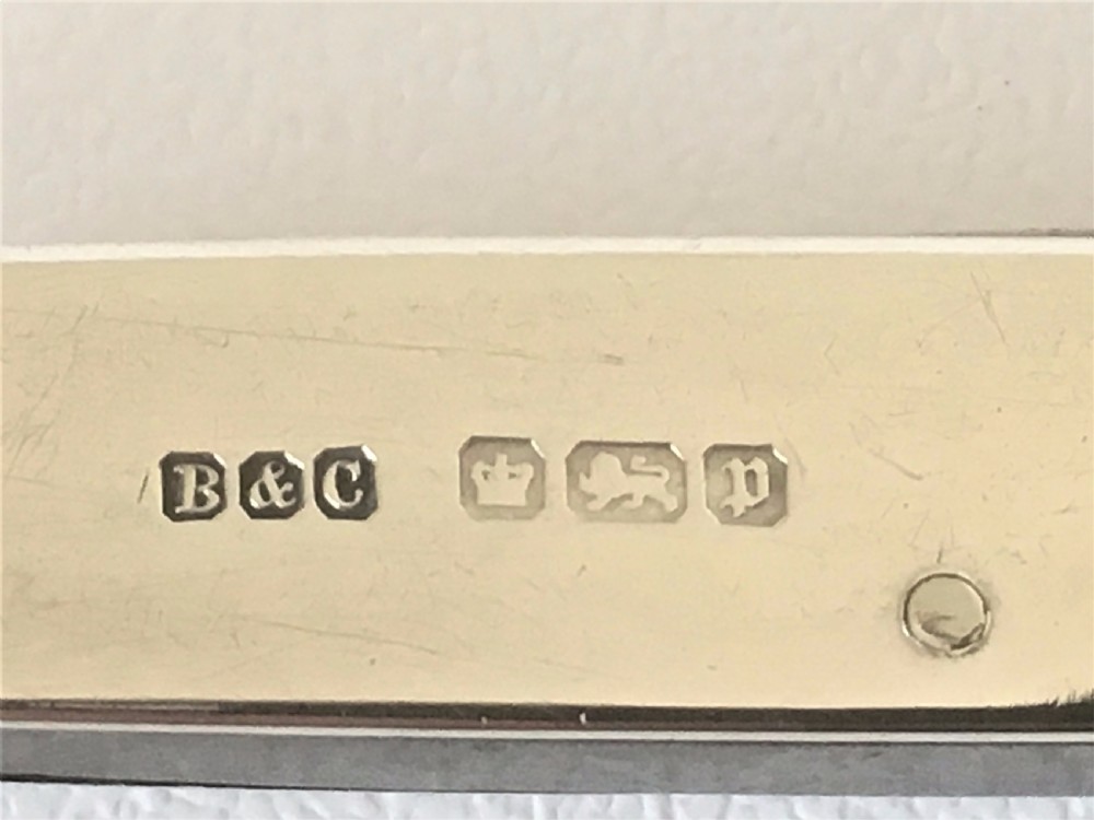 A rare silver folding knife and pencil combination View IV