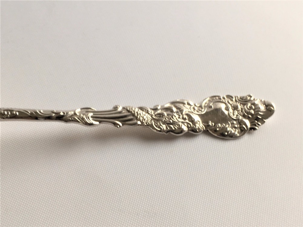 An unusual Edwardian silver tea infuser. View III
